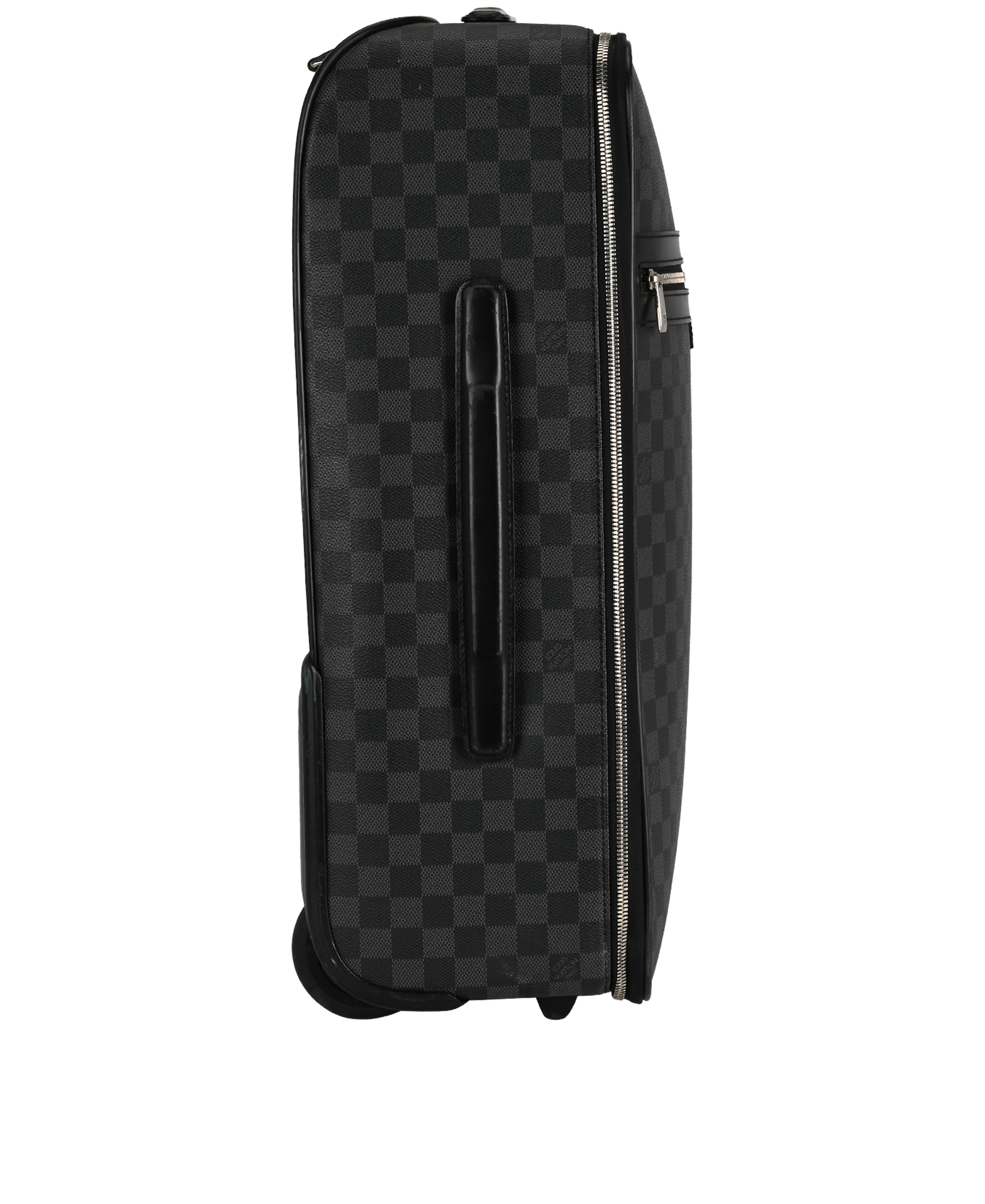 Pegase 50, &pound;1,600, Handbags, Black/Grey, Canvas/Leather, Side view